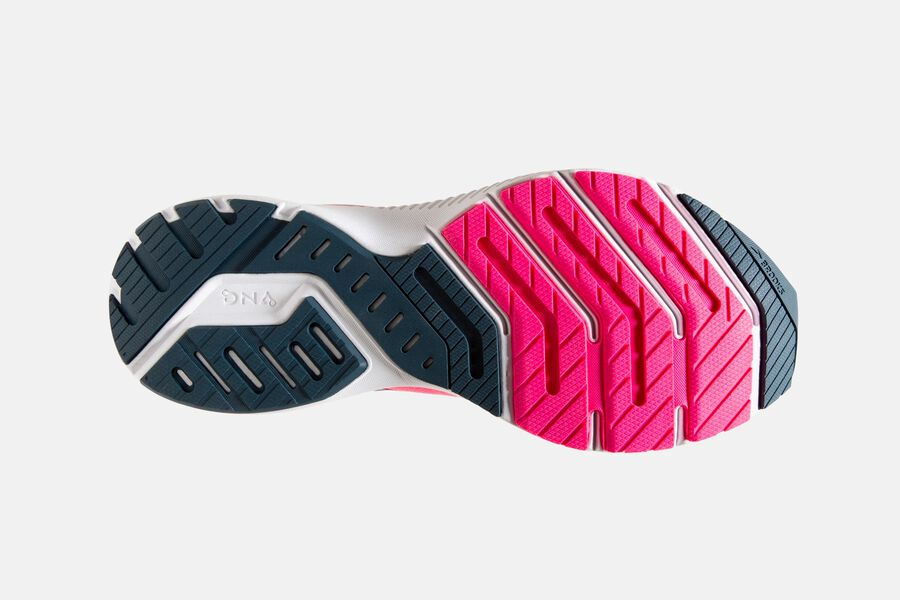 Brooks Running Shoes - Launch 8 Road Womens - Pink/Navy - WKS-432801